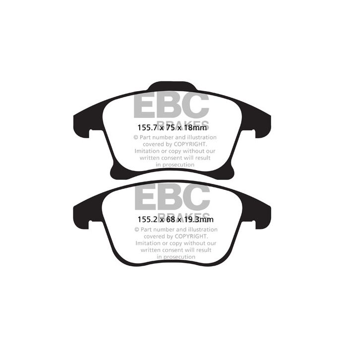 Bromsbelägg EBC Yellowstuff DP42159R