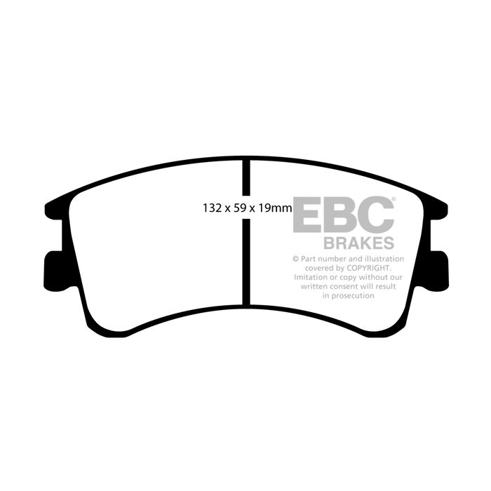 Bromsbelägg EBC Yellowstuff DP41465R