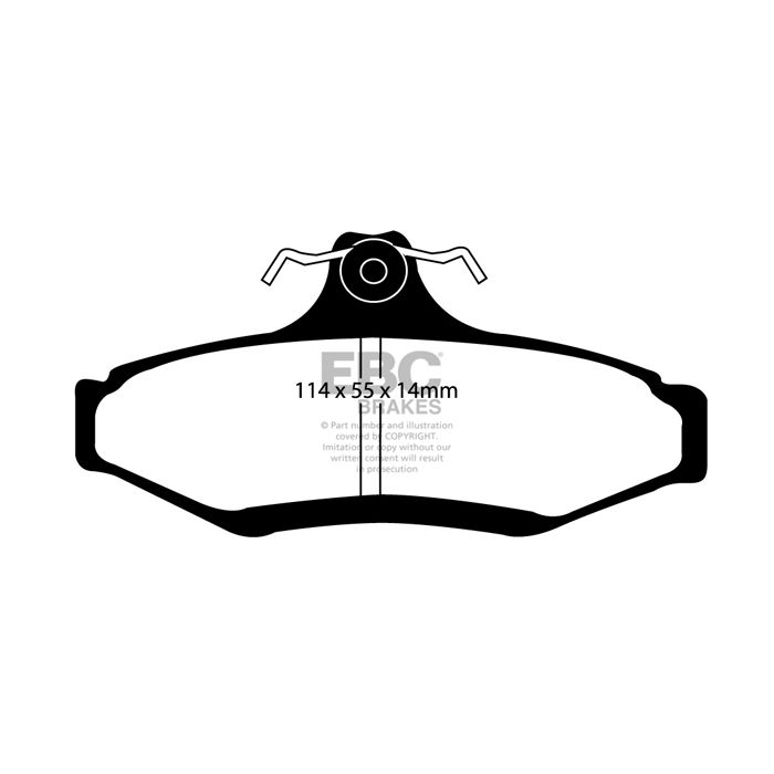 Bromsbelägg EBC Ultimax DP1197
