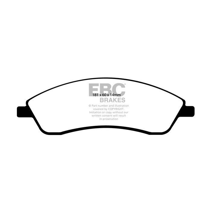 Bromsbelägg EBC Yellowstuff DP41692R