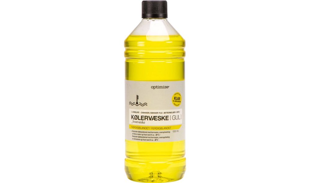 Kylvätska Färdigblandad gul 1L Optimize