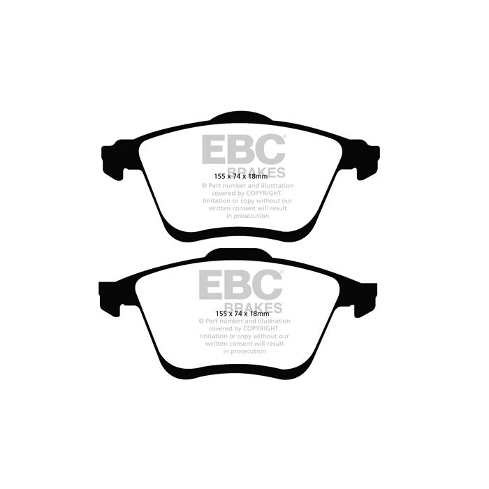 Bromsbelägg EBC Yellowstuff DP41773R