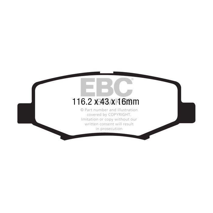 Bromsbelägg EBC Yellowstuff DP41799R