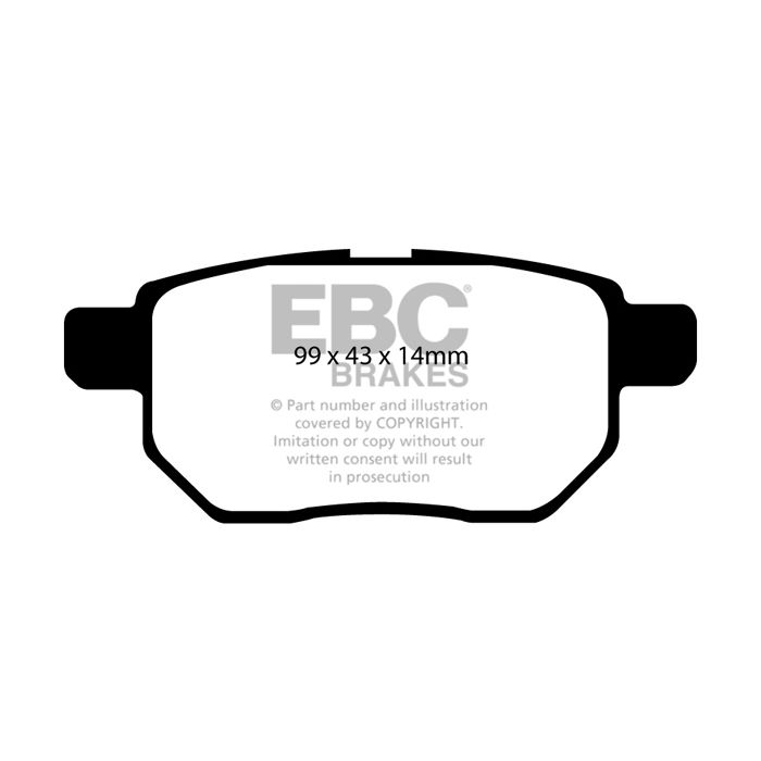 Bromsbelägg EBC Yellowstuff DP41947R