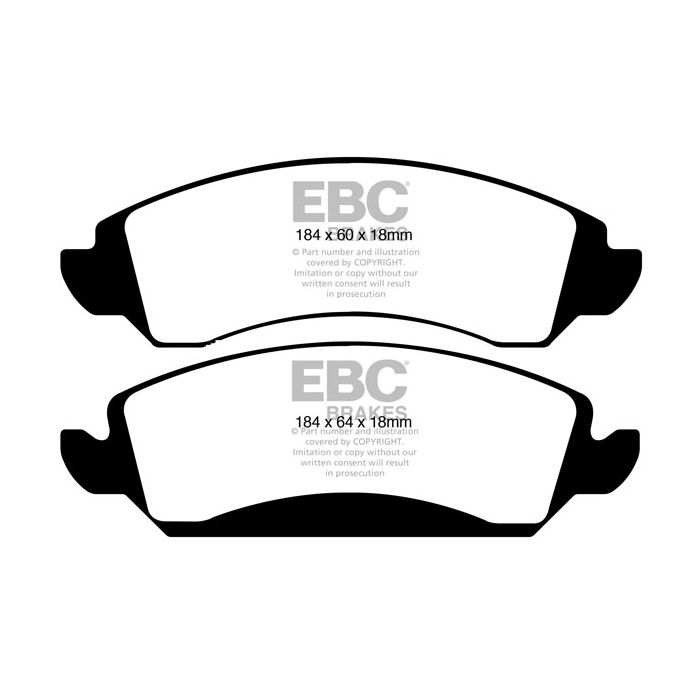 Bromsbelägg EBC Yellowstuff DP41830R
