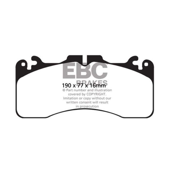 Bromsbelägg EBC Yellowstuff DP41867R